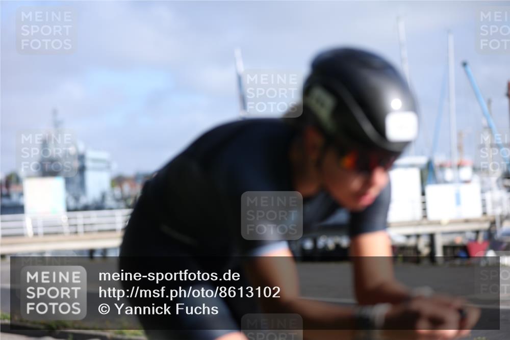 17.08.2025 - KN Förde Triathlon 2025 Yannick Fuchs http://msf.ph/oto/8613102 17.08.2025 09:18:02 Radfahren 107, 119, 253 meine-sportfotos.de