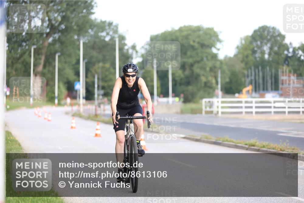 17.08.2025 - KN Förde Triathlon 2025 Yannick Fuchs http://msf.ph/oto/8613106 17.08.2025 10:11:21 Radfahren 197 meine-sportfotos.de