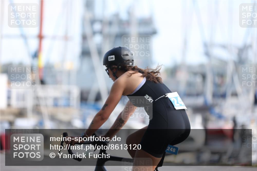 17.08.2025 - KN Förde Triathlon 2025 Yannick Fuchs http://msf.ph/oto/8613120 17.08.2025 10:11:48 Radfahren 171, 248 meine-sportfotos.de