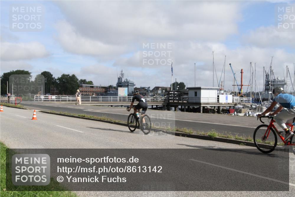 17.08.2025 - KN Förde Triathlon 2025 Yannick Fuchs http://msf.ph/oto/8613142 17.08.2025 09:38:21 Radfahren 169, 177, 254 meine-sportfotos.de