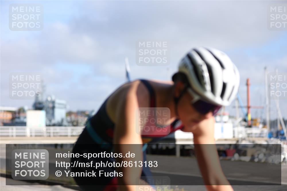 17.08.2025 - KN Förde Triathlon 2025 Yannick Fuchs http://msf.ph/oto/8613183 17.08.2025 09:18:23 Radfahren 120, 121, 103 meine-sportfotos.de
