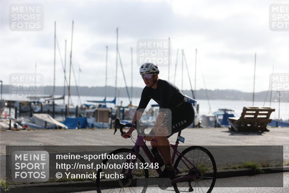 17.08.2025 - KN Förde Triathlon 2025 Yannick Fuchs http://msf.ph/oto/8613248 17.08.2025 09:18:41 Radfahren 125, 117, 157 meine-sportfotos.de