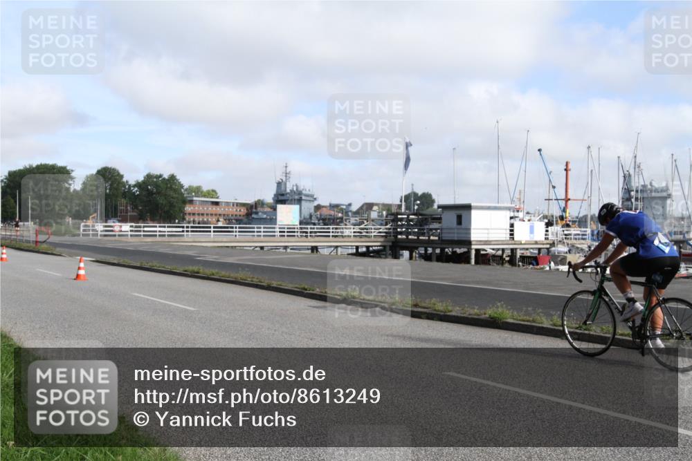 17.08.2025 - KN Förde Triathlon 2025 Yannick Fuchs http://msf.ph/oto/8613249 17.08.2025 09:40:06 Radfahren 160, 186 meine-sportfotos.de