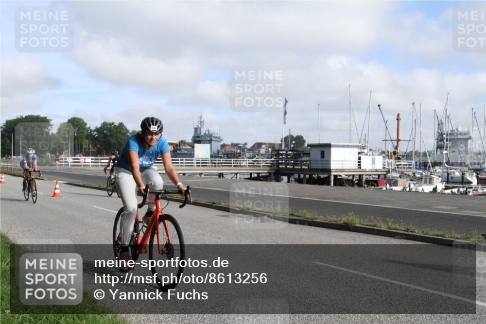 17.08.2025 - KN Förde Triathlon 2025 Yannick Fuchs http://msf.ph/oto/8613256 17.08.2025 09:40:15 Radfahren 108, 169, 174, 202, 254 meine-sportfotos.de