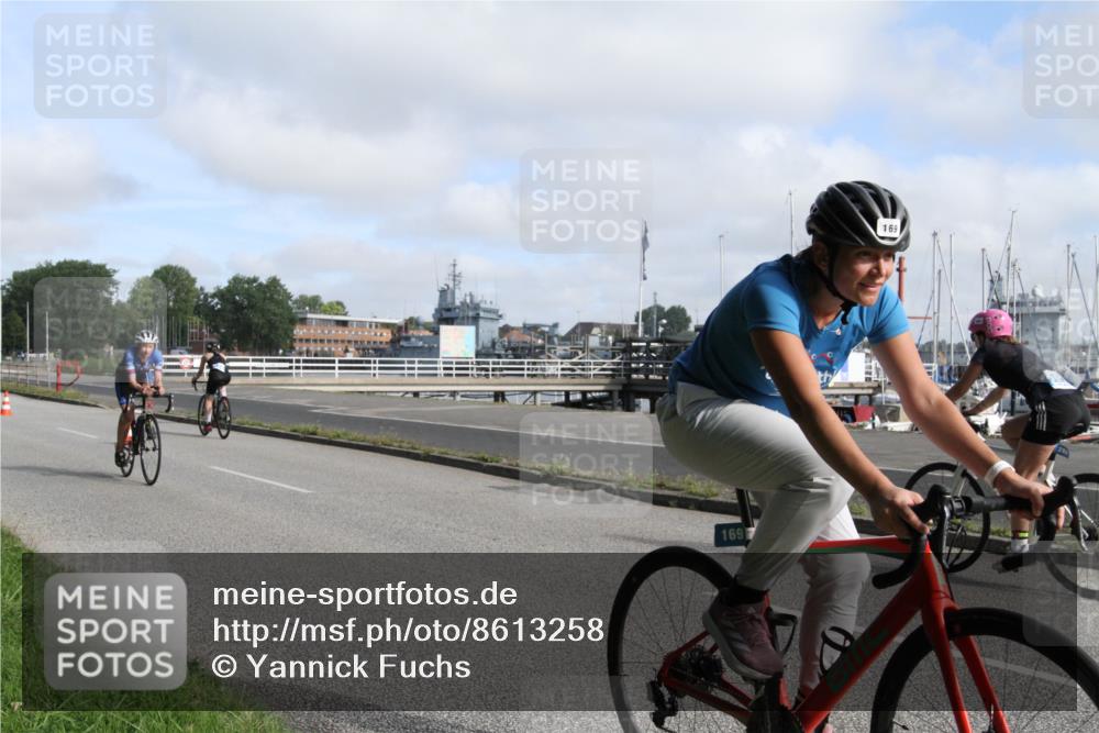 17.08.2025 - KN Förde Triathlon 2025 Yannick Fuchs http://msf.ph/oto/8613258 17.08.2025 09:40:15 Radfahren 108, 169, 174, 202, 254 meine-sportfotos.de