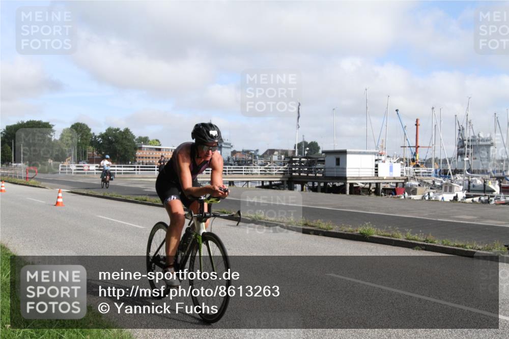 17.08.2025 - KN Förde Triathlon 2025 Yannick Fuchs http://msf.ph/oto/8613263 17.08.2025 09:40:22 Radfahren 108, 110, 114, 125, 169, 202 meine-sportfotos.de