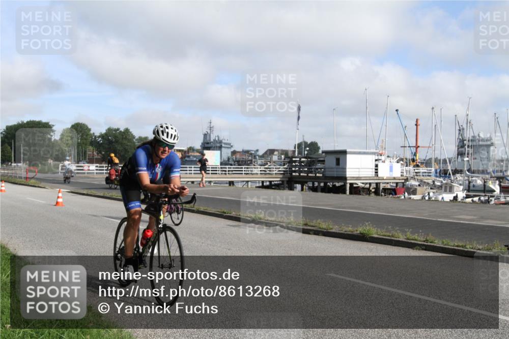 17.08.2025 - KN Förde Triathlon 2025 Yannick Fuchs http://msf.ph/oto/8613268 17.08.2025 09:40:24 Radfahren 108, 110, 114, 125, 169 meine-sportfotos.de