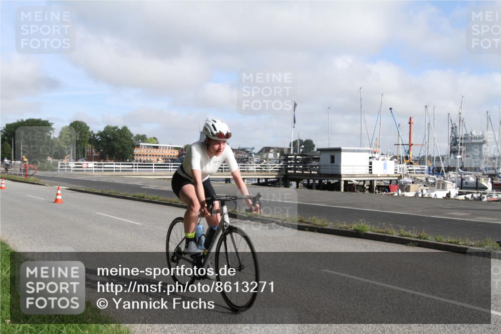17.08.2025 - KN Förde Triathlon 2025 Yannick Fuchs http://msf.ph/oto/8613271 17.08.2025 09:40:29 Radfahren 104, 107, 110, 114, 125, 163, 179 meine-sportfotos.de