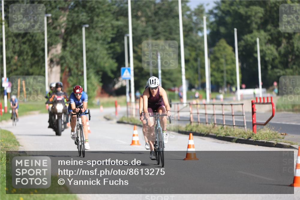 17.08.2025 - KN Förde Triathlon 2025 Yannick Fuchs http://msf.ph/oto/8613275 17.08.2025 09:19:03 Radfahren 108, 109, 110, 113, 116 meine-sportfotos.de