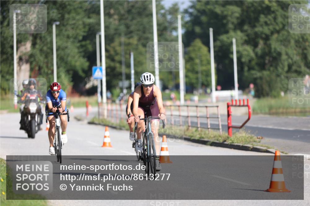17.08.2025 - KN Förde Triathlon 2025 Yannick Fuchs http://msf.ph/oto/8613277 17.08.2025 09:19:04 Radfahren 108, 109, 110, 113, 116, 110 meine-sportfotos.de