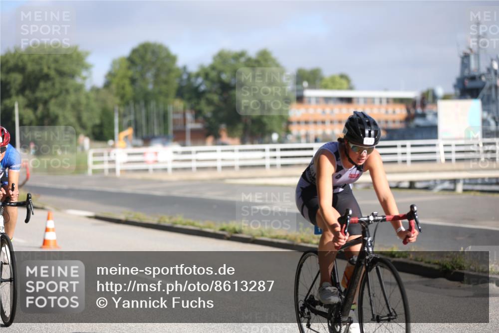 17.08.2025 - KN Förde Triathlon 2025 Yannick Fuchs http://msf.ph/oto/8613287 17.08.2025 09:19:06 Radfahren 108, 109, 113, 116, 110 meine-sportfotos.de