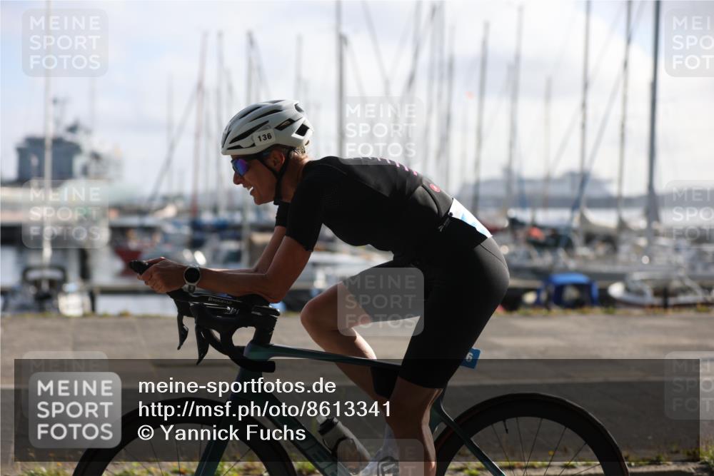 17.08.2025 - KN Förde Triathlon 2025 Yannick Fuchs http://msf.ph/oto/8613341 17.08.2025 09:19:26 Radfahren 102, 114, 136, 102 meine-sportfotos.de