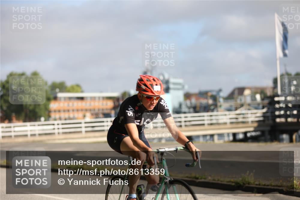 17.08.2025 - KN Förde Triathlon 2025 Yannick Fuchs http://msf.ph/oto/8613359 17.08.2025 09:19:52 Radfahren 107, 119 meine-sportfotos.de