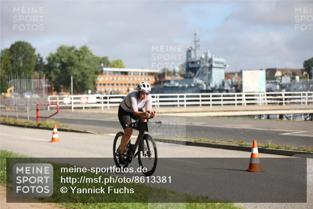 17.08.2025 - KN Förde Triathlon 2025 Yannick Fuchs http://msf.ph/oto/8613381 17.08.2025 09:20:19 Radfahren 117, 125, 157 meine-sportfotos.de