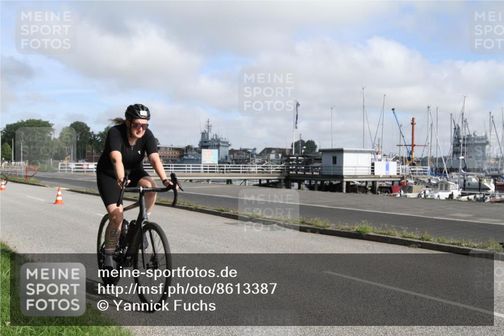 17.08.2025 - KN Förde Triathlon 2025 Yannick Fuchs http://msf.ph/oto/8613387 17.08.2025 09:42:20 Radfahren 107, 125, 174, 245 meine-sportfotos.de