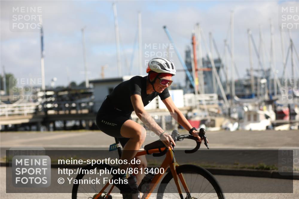 17.08.2025 - KN Förde Triathlon 2025 Yannick Fuchs http://msf.ph/oto/8613400 17.08.2025 09:20:22 Radfahren 117, 125, 126, 157, 198, 157 meine-sportfotos.de