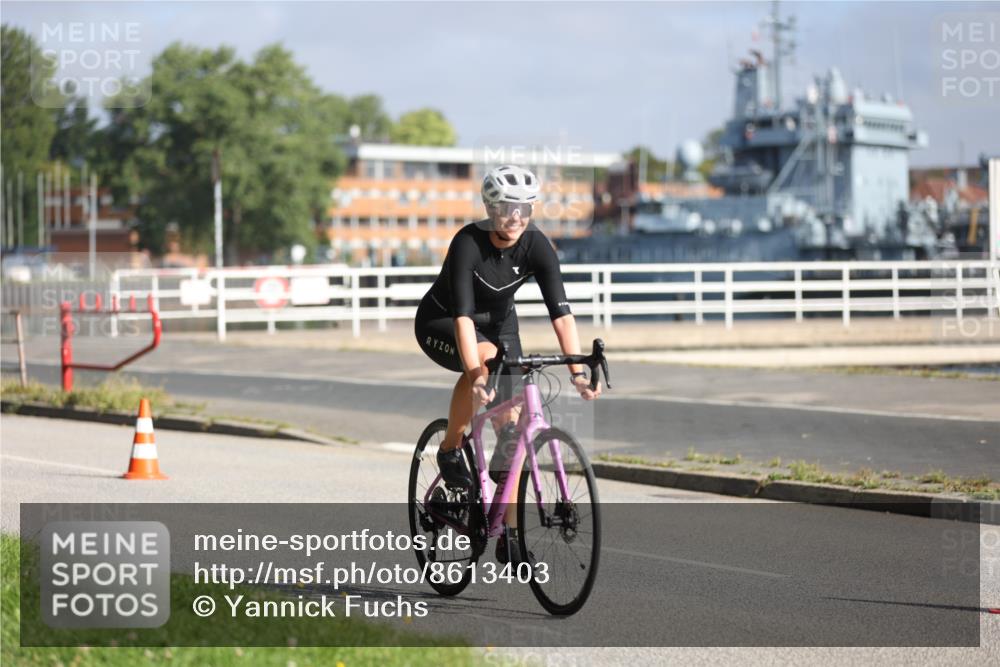 17.08.2025 - KN Förde Triathlon 2025 Yannick Fuchs http://msf.ph/oto/8613403 17.08.2025 09:20:24 Radfahren 117, 120, 125, 126, 127, 198, 157 meine-sportfotos.de