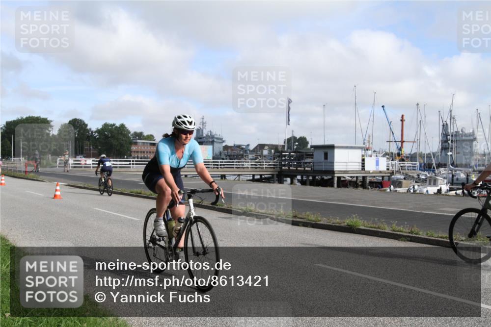 17.08.2025 - KN Förde Triathlon 2025 Yannick Fuchs http://msf.ph/oto/8613421 17.08.2025 09:42:55 Radfahren 195, 211, 212, 221, 230 meine-sportfotos.de
