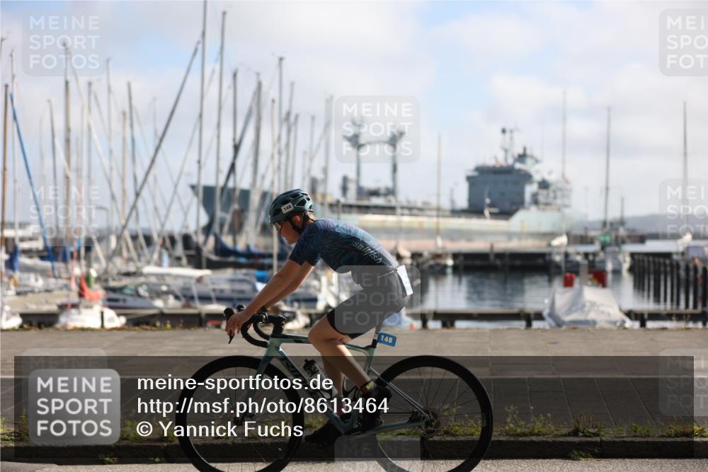 17.08.2025 - KN Förde Triathlon 2025 Yannick Fuchs http://msf.ph/oto/8613464 17.08.2025 09:20:47 Radfahren 148, 148 meine-sportfotos.de