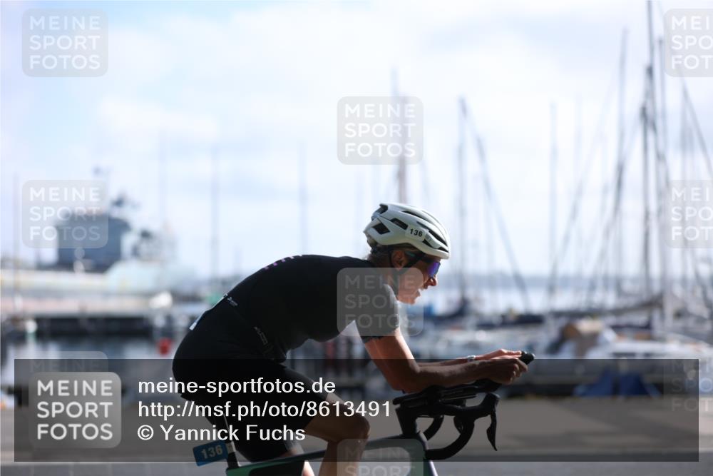 17.08.2025 - KN Förde Triathlon 2025 Yannick Fuchs http://msf.ph/oto/8613491 17.08.2025 09:21:07 Radfahren 136 meine-sportfotos.de
