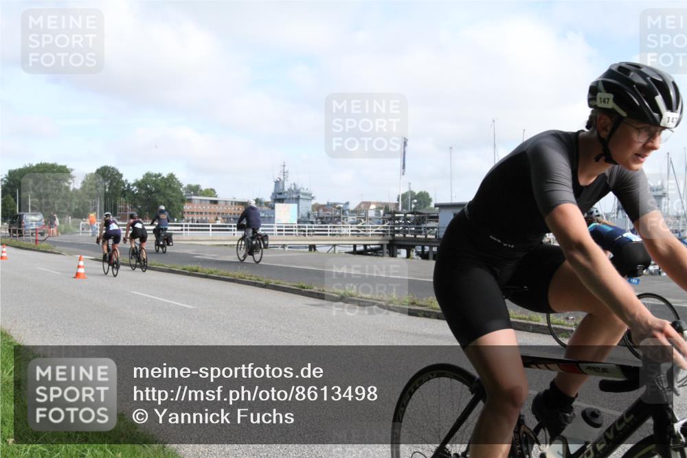 17.08.2025 - KN Förde Triathlon 2025 Yannick Fuchs http://msf.ph/oto/8613498 17.08.2025 09:44:03 Radfahren 111, 122, 127, 145, 146, 147, 151, 162, 208, 215, 218, 242 meine-sportfotos.de