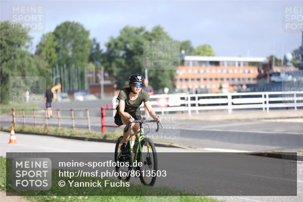 17.08.2025 - KN Förde Triathlon 2025 Yannick Fuchs http://msf.ph/oto/8613503 17.08.2025 09:21:15 Radfahren 102, 136 meine-sportfotos.de