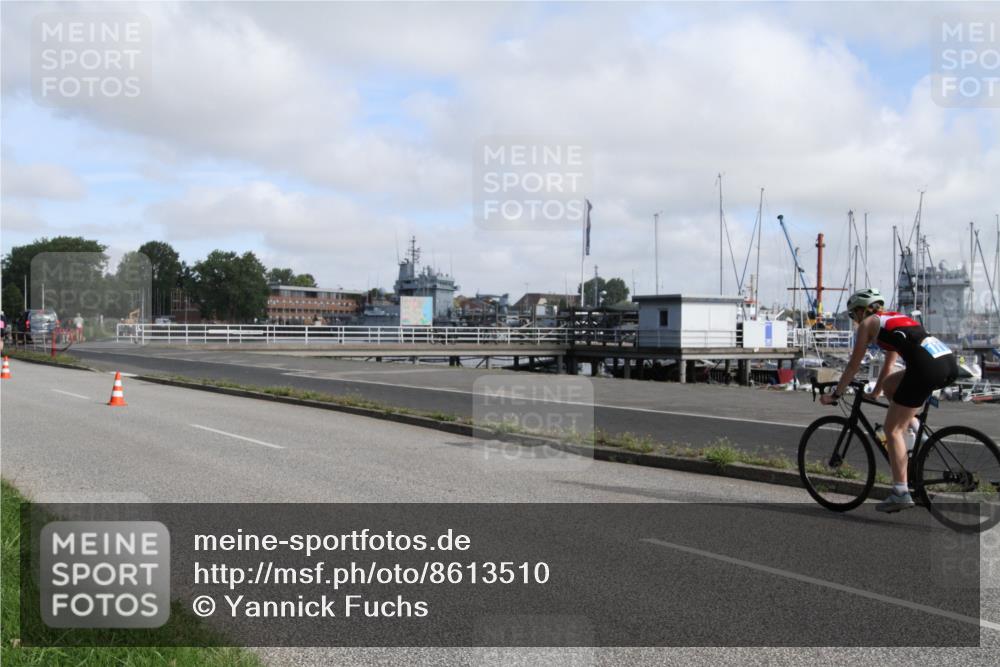 17.08.2025 - KN Förde Triathlon 2025 Yannick Fuchs http://msf.ph/oto/8613510 17.08.2025 09:44:15 Radfahren 171, 205, 243 meine-sportfotos.de