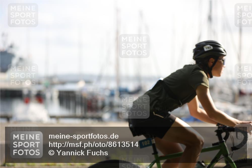 17.08.2025 - KN Förde Triathlon 2025 Yannick Fuchs http://msf.ph/oto/8613514 17.08.2025 09:21:17 Radfahren 102, 133 meine-sportfotos.de