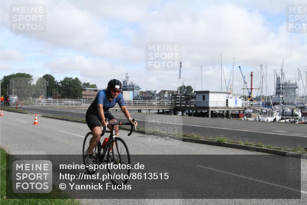 17.08.2025 - KN Förde Triathlon 2025 Yannick Fuchs http://msf.ph/oto/8613515 17.08.2025 09:44:24 Radfahren 102, 120, 168, 219, 234 meine-sportfotos.de