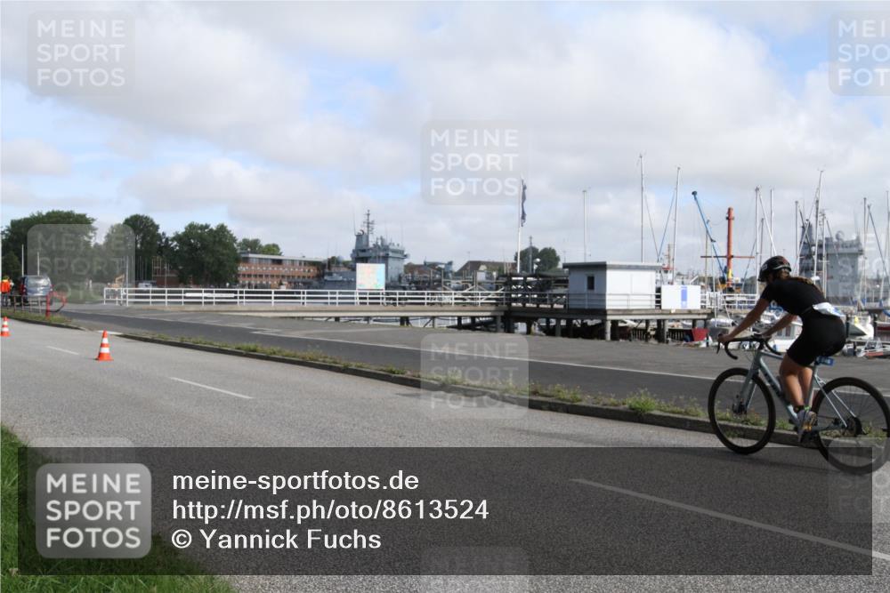 17.08.2025 - KN Förde Triathlon 2025 Yannick Fuchs http://msf.ph/oto/8613524 17.08.2025 09:44:35 Radfahren 168, 225, 246 meine-sportfotos.de
