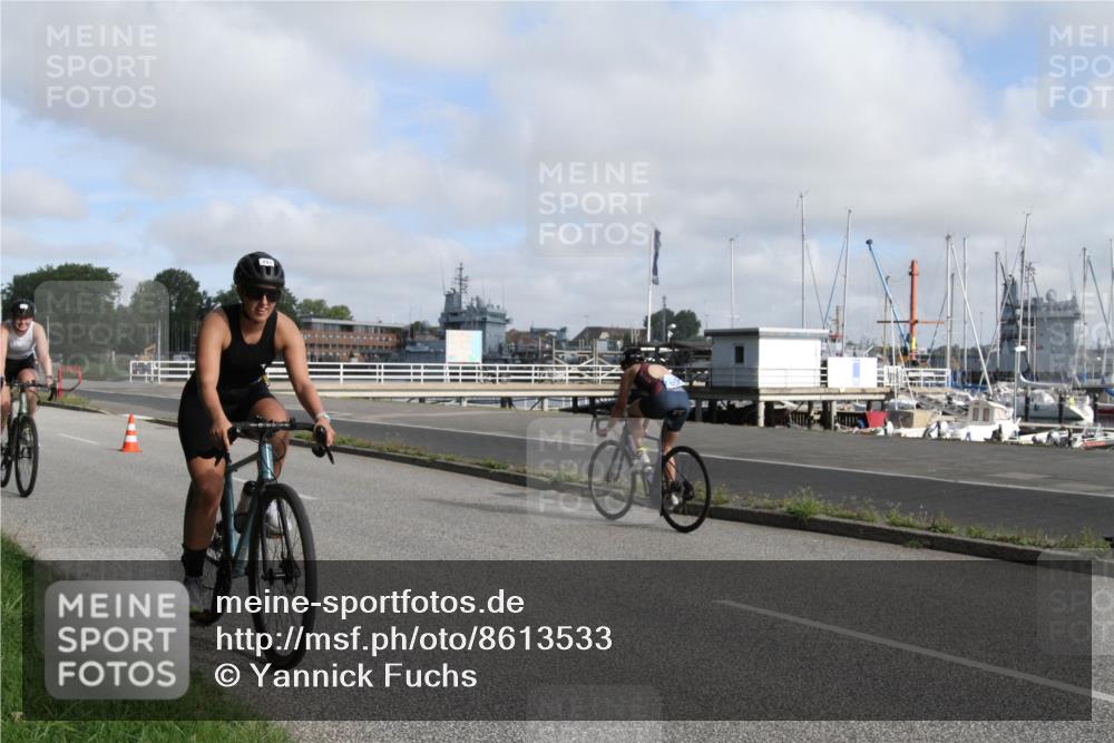 17.08.2025 - KN Förde Triathlon 2025 Yannick Fuchs http://msf.ph/oto/8613533 17.08.2025 09:44:47 Radfahren 200, 201, 212, 230, 252 meine-sportfotos.de