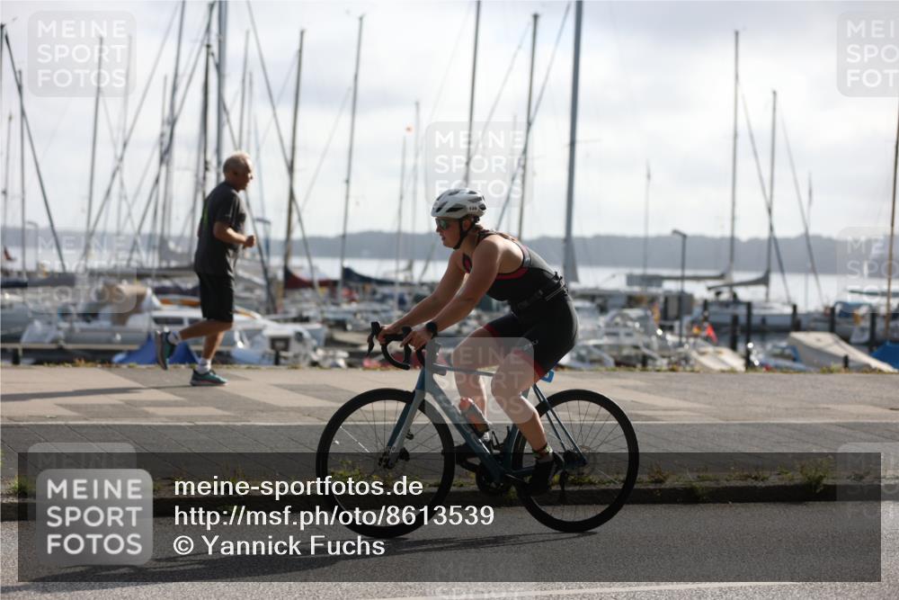 17.08.2025 - KN Förde Triathlon 2025 Yannick Fuchs http://msf.ph/oto/8613539 17.08.2025 09:21:32 Radfahren 130, 130, 133 meine-sportfotos.de