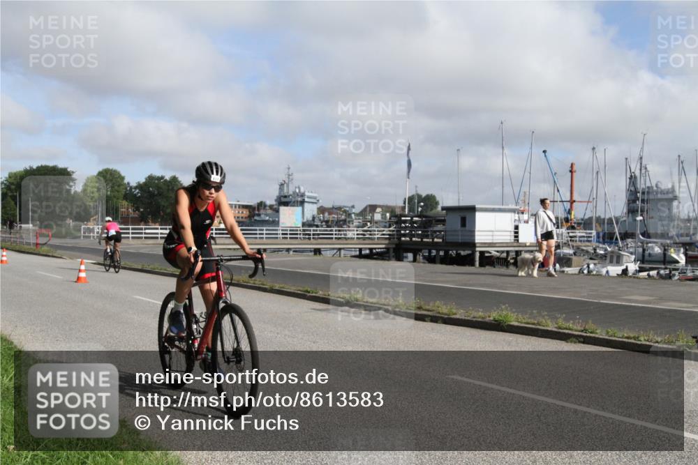 17.08.2025 - KN Förde Triathlon 2025 Yannick Fuchs http://msf.ph/oto/8613583 17.08.2025 09:45:33 Radfahren 128, 130, 135, 138, 142, 190, 197, 235, 237 meine-sportfotos.de