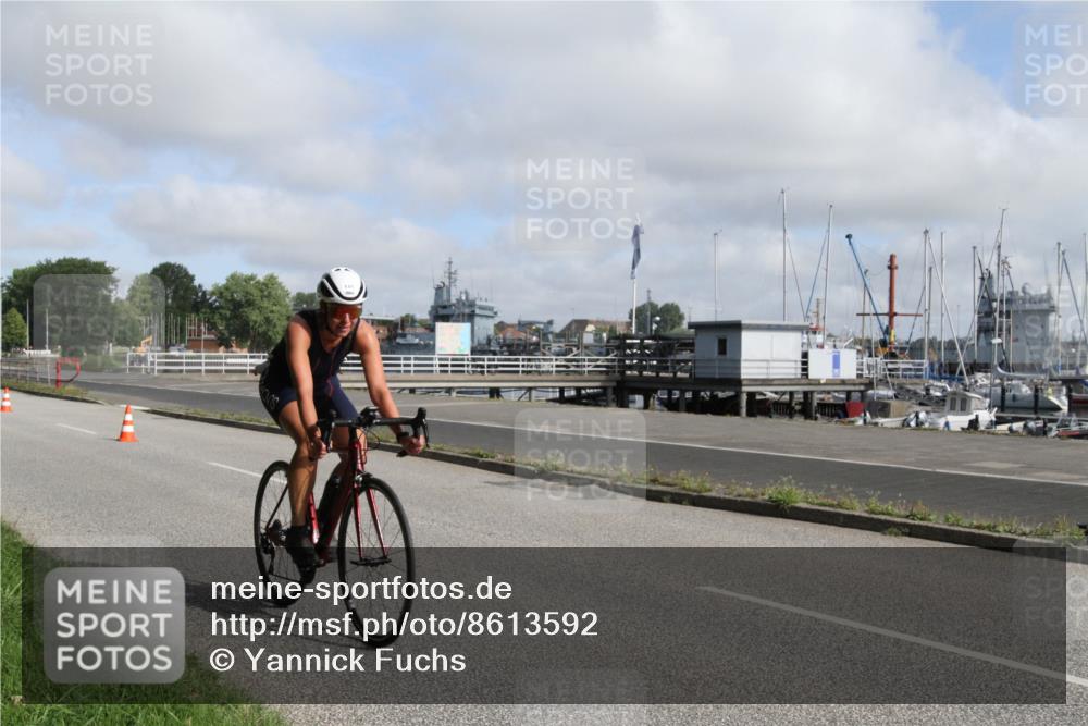 17.08.2025 - KN Förde Triathlon 2025 Yannick Fuchs http://msf.ph/oto/8613592 17.08.2025 09:45:45 Radfahren 145, 146, 151 meine-sportfotos.de
