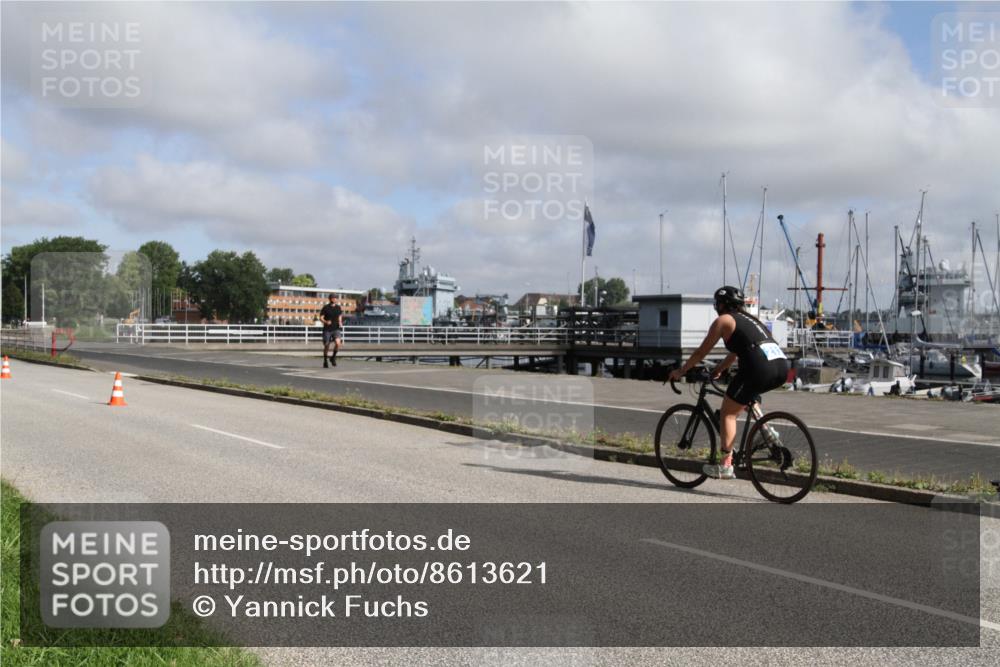 17.08.2025 - KN Förde Triathlon 2025 Yannick Fuchs http://msf.ph/oto/8613621 17.08.2025 09:46:21 Radfahren 144, 171, 213, 252 meine-sportfotos.de