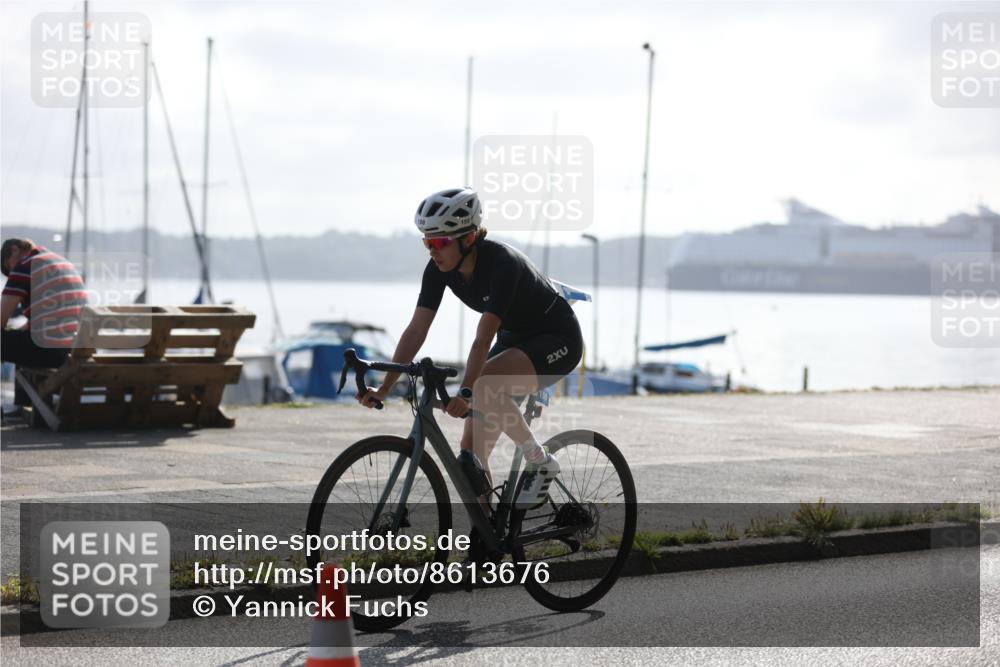 17.08.2025 - KN Förde Triathlon 2025 Yannick Fuchs http://msf.ph/oto/8613676 17.08.2025 09:22:39 Radfahren 128, 143, 150, 162, 148 meine-sportfotos.de
