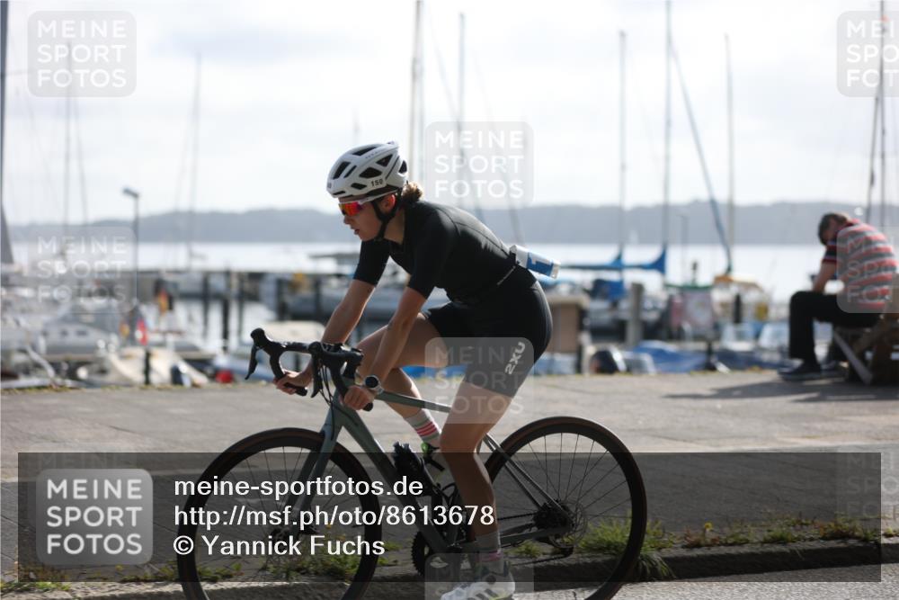 17.08.2025 - KN Förde Triathlon 2025 Yannick Fuchs http://msf.ph/oto/8613678 17.08.2025 09:22:39 Radfahren 128, 143, 150, 162, 148 meine-sportfotos.de