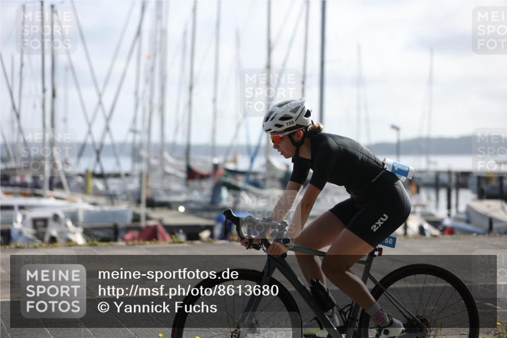 17.08.2025 - KN Förde Triathlon 2025 Yannick Fuchs http://msf.ph/oto/8613680 17.08.2025 09:22:39 Radfahren 128, 143, 150, 162, 148 meine-sportfotos.de