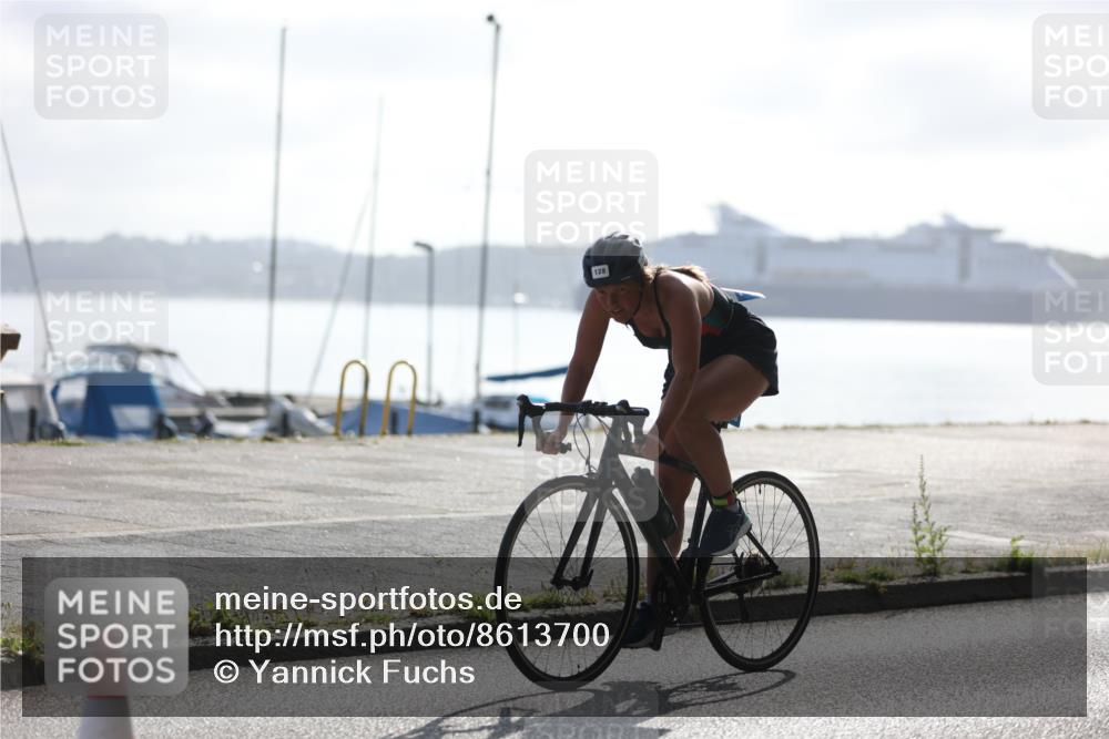17.08.2025 - KN Förde Triathlon 2025 Yannick Fuchs http://msf.ph/oto/8613700 17.08.2025 09:22:43 Radfahren 128, 143, 162, 150 meine-sportfotos.de