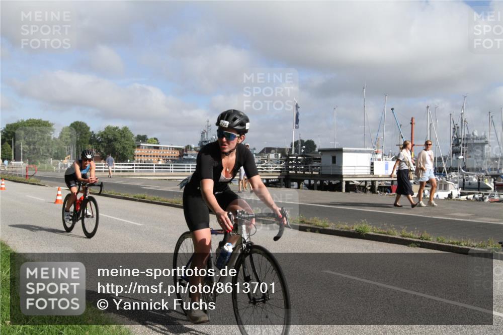 17.08.2025 - KN Förde Triathlon 2025 Yannick Fuchs http://msf.ph/oto/8613701 17.08.2025 09:48:10 Radfahren 142, 144, 180, 249 meine-sportfotos.de