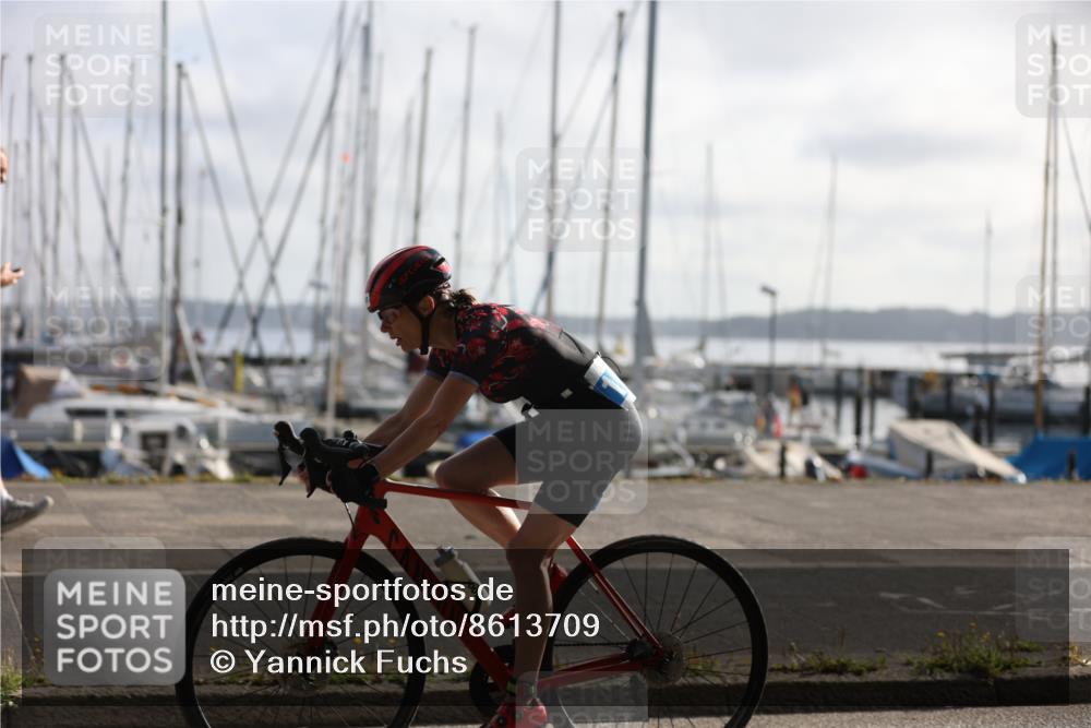 17.08.2025 - KN Förde Triathlon 2025 Yannick Fuchs http://msf.ph/oto/8613709 17.08.2025 09:22:45 Radfahren 128, 139, 143, 128, 150, 162 meine-sportfotos.de