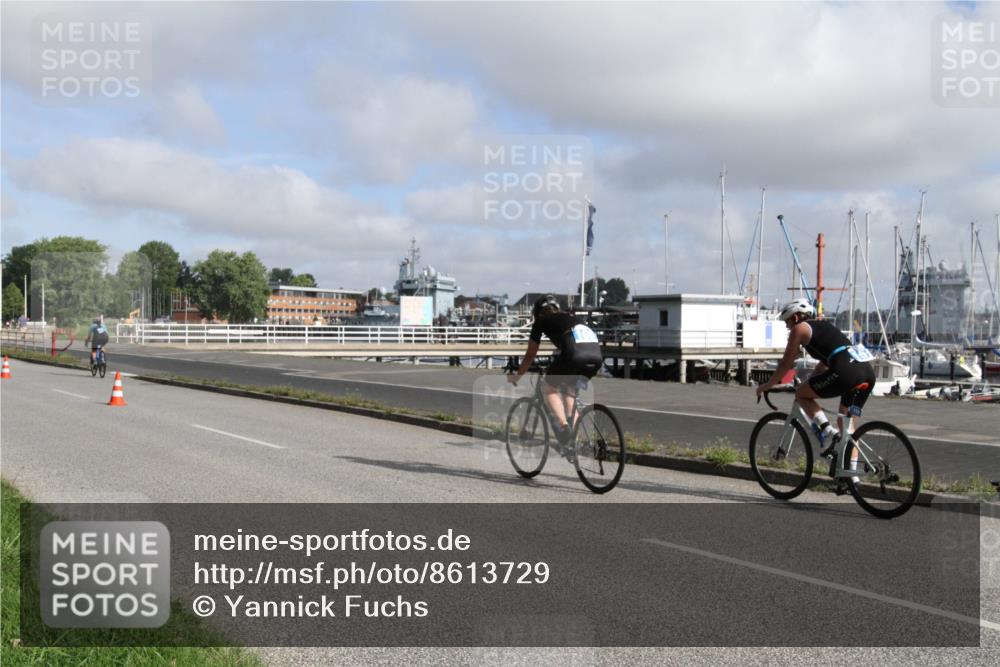 17.08.2025 - KN Förde Triathlon 2025 Yannick Fuchs http://msf.ph/oto/8613729 17.08.2025 09:48:37 Radfahren 106, 141, 159, 194 meine-sportfotos.de