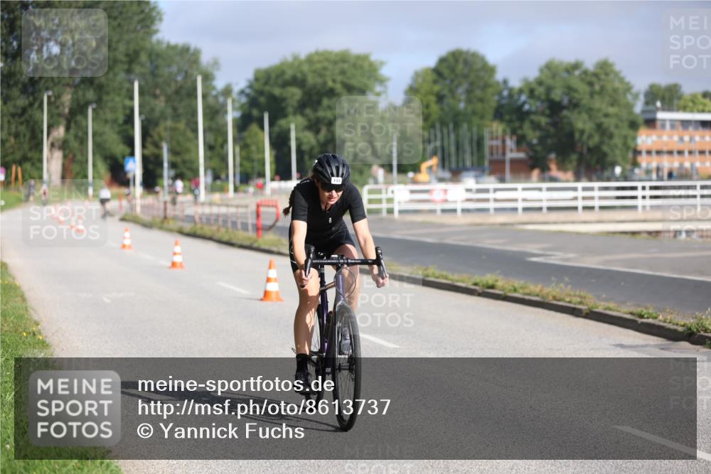 17.08.2025 - KN Förde Triathlon 2025 Yannick Fuchs http://msf.ph/oto/8613737 17.08.2025 09:23:04 Radfahren 133 meine-sportfotos.de