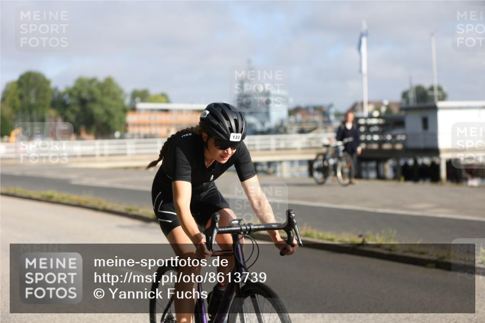 17.08.2025 - KN Förde Triathlon 2025 Yannick Fuchs http://msf.ph/oto/8613739 17.08.2025 09:23:05 Radfahren 133 meine-sportfotos.de