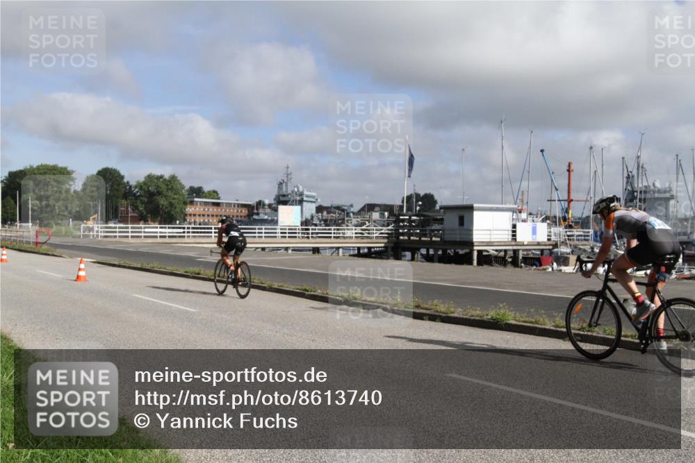 17.08.2025 - KN Förde Triathlon 2025 Yannick Fuchs http://msf.ph/oto/8613740 17.08.2025 09:49:01 Radfahren 103, 114, 137 meine-sportfotos.de
