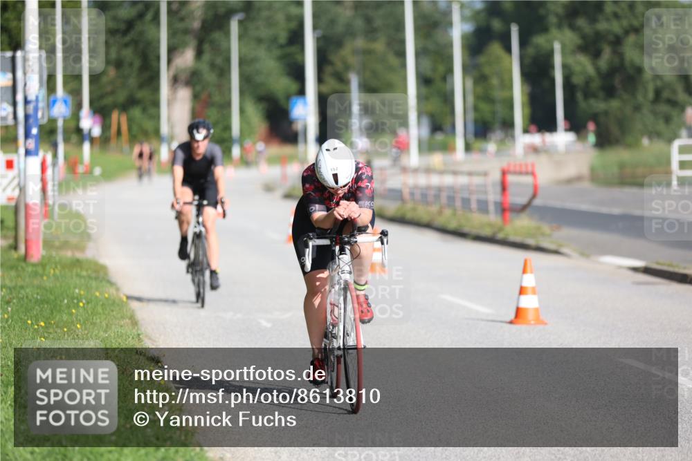 17.08.2025 - KN Förde Triathlon 2025 Yannick Fuchs http://msf.ph/oto/8613810 17.08.2025 09:23:42 Radfahren 147, 152, 122 meine-sportfotos.de