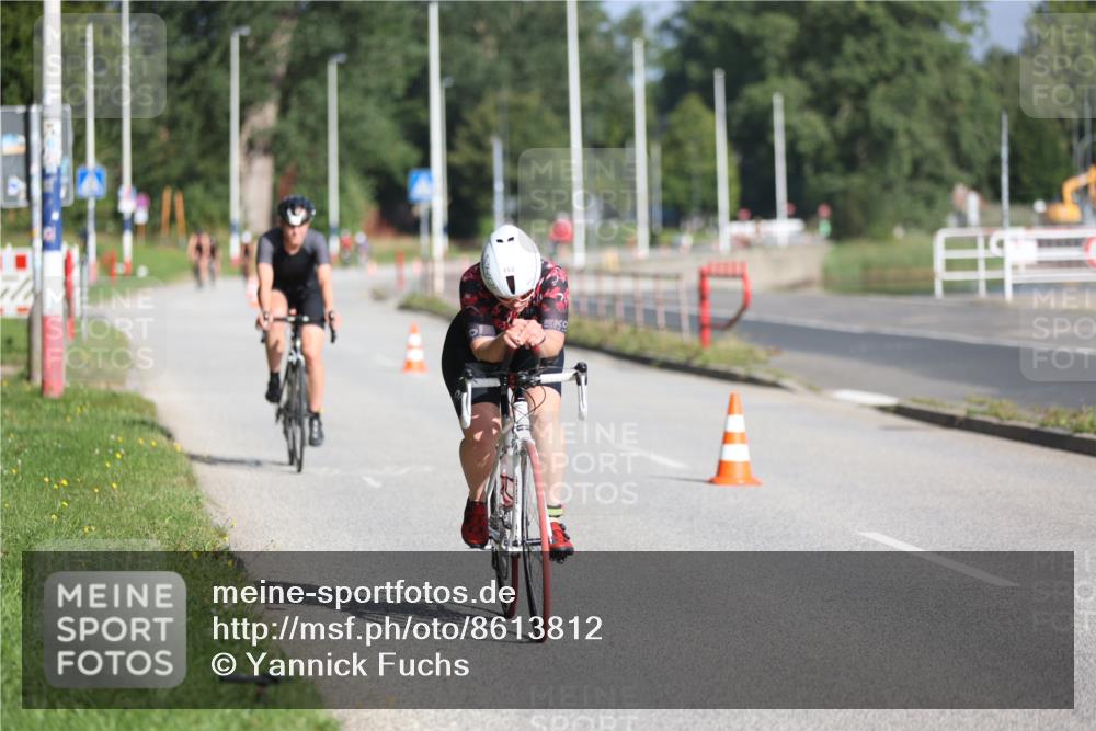 17.08.2025 - KN Förde Triathlon 2025 Yannick Fuchs http://msf.ph/oto/8613812 17.08.2025 09:23:42 Radfahren 147, 152, 122 meine-sportfotos.de