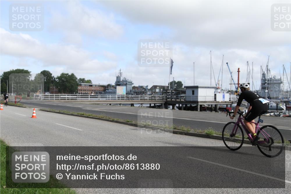 17.08.2025 - KN Förde Triathlon 2025 Yannick Fuchs http://msf.ph/oto/8613880 17.08.2025 09:51:33 Radfahren 110, 125, 153, 157, 158, 181, 221 meine-sportfotos.de