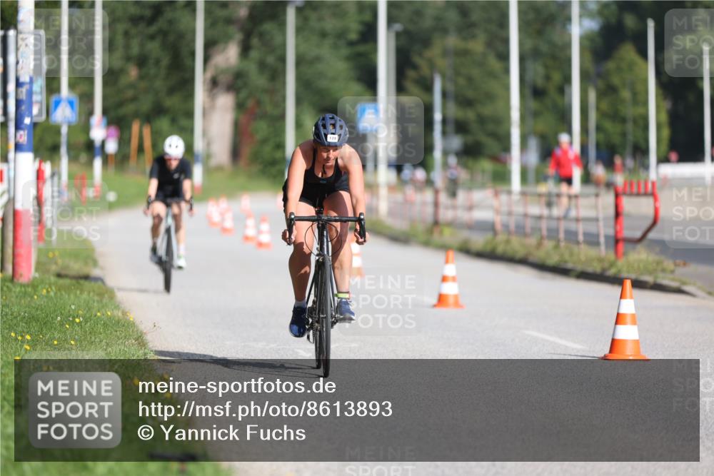 17.08.2025 - KN Förde Triathlon 2025 Yannick Fuchs http://msf.ph/oto/8613893 17.08.2025 09:24:20 Radfahren 128, 150, 162, 162 meine-sportfotos.de