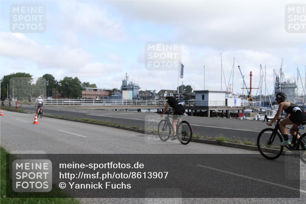 17.08.2025 - KN Förde Triathlon 2025 Yannick Fuchs http://msf.ph/oto/8613907 17.08.2025 09:52:02 Radfahren 175, 176, 182, 198, 202, 224 meine-sportfotos.de
